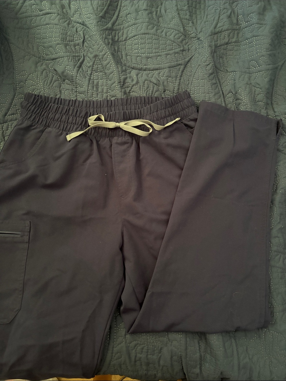 FIGS High Waisted Yola Scrub Pant - Navy